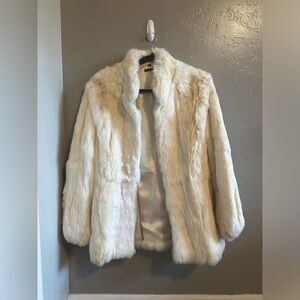 Rabbit fur coat